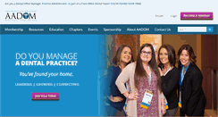 Desktop Screenshot of dentalmanagers.com