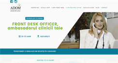 Desktop Screenshot of dentalmanagers.ro